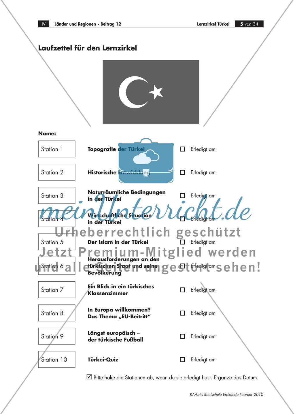 Vom Agrar- zum modernen Industriestaat? – Ein Lernzirkel zum EU-Beitrittskandidaten Türkei Preview 5
