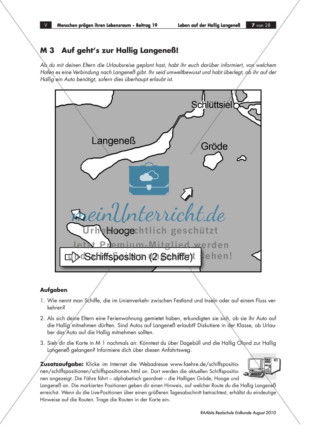 Die Hallig Langeneß: Orientierung und Anreise + allgemeine Merkmale von Halligen Preview 4