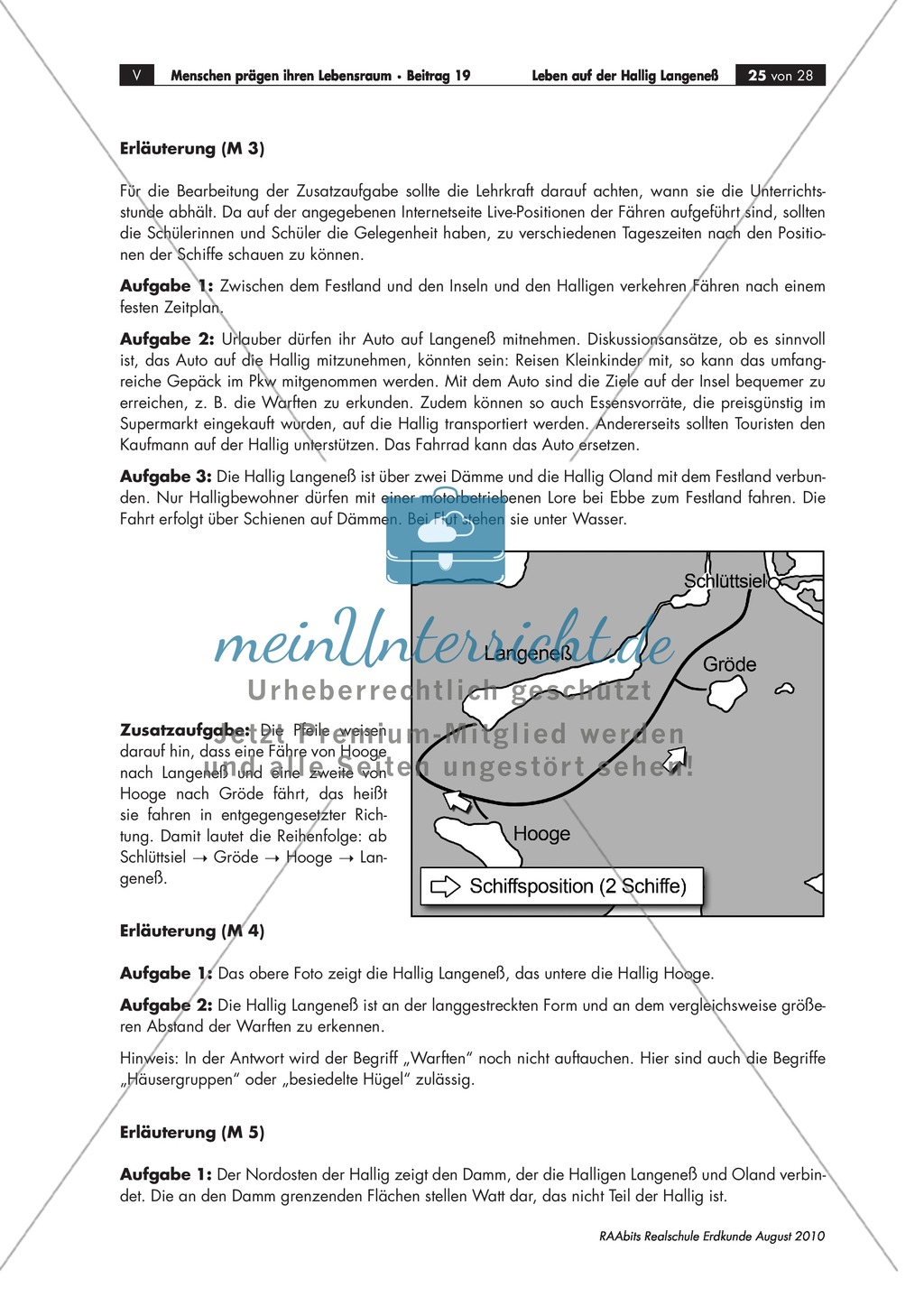 Die Hallig Langeneß: Orientierung und Anreise + allgemeine Merkmale von Halligen Preview 9