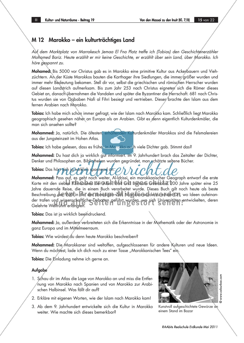 Interkulturelle Kompetenzen entwickeln: Kulturerdteile kennenlernen Preview 12