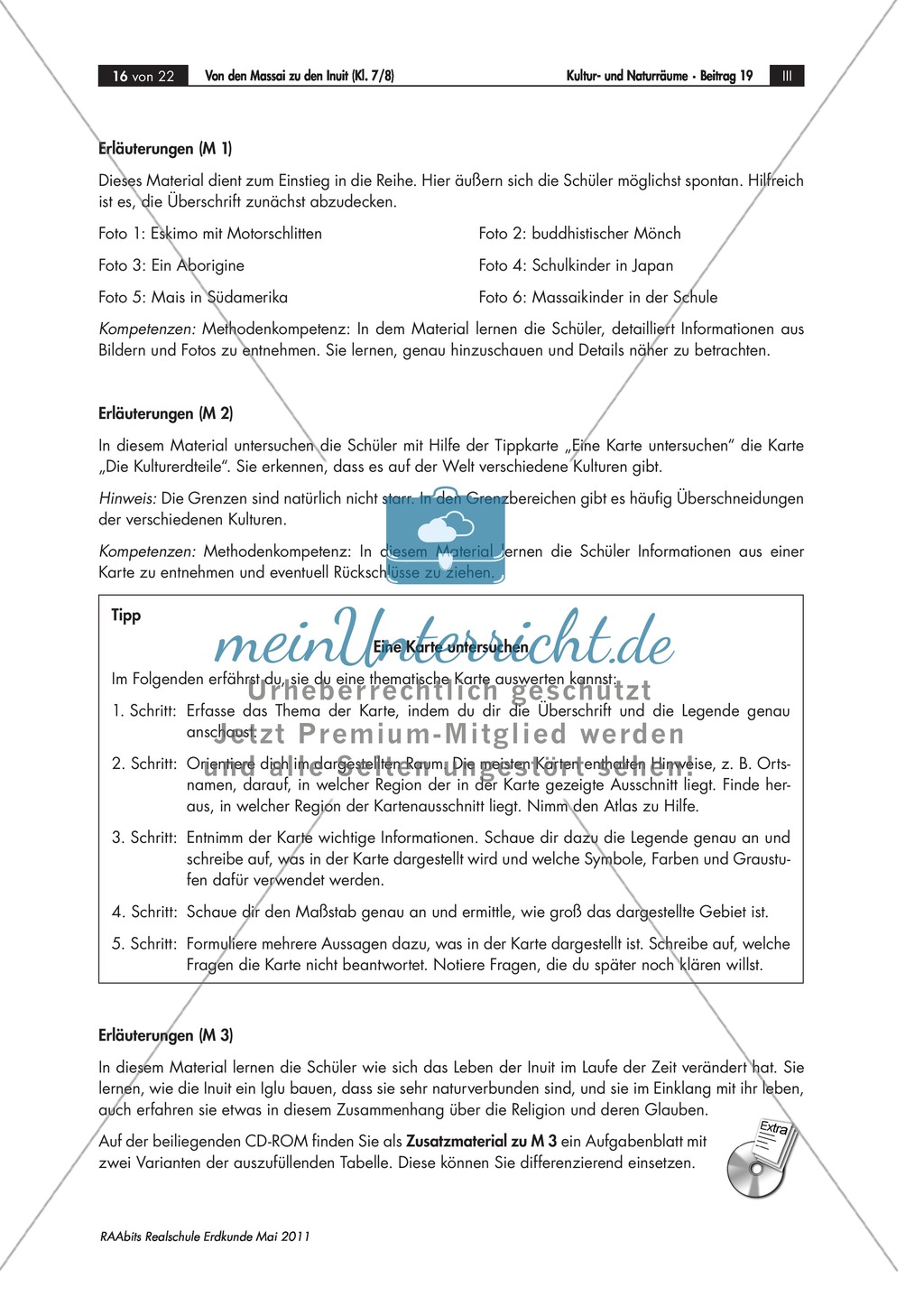Interkulturelle Kompetenzen entwickeln: Kulturerdteile kennenlernen Preview 13