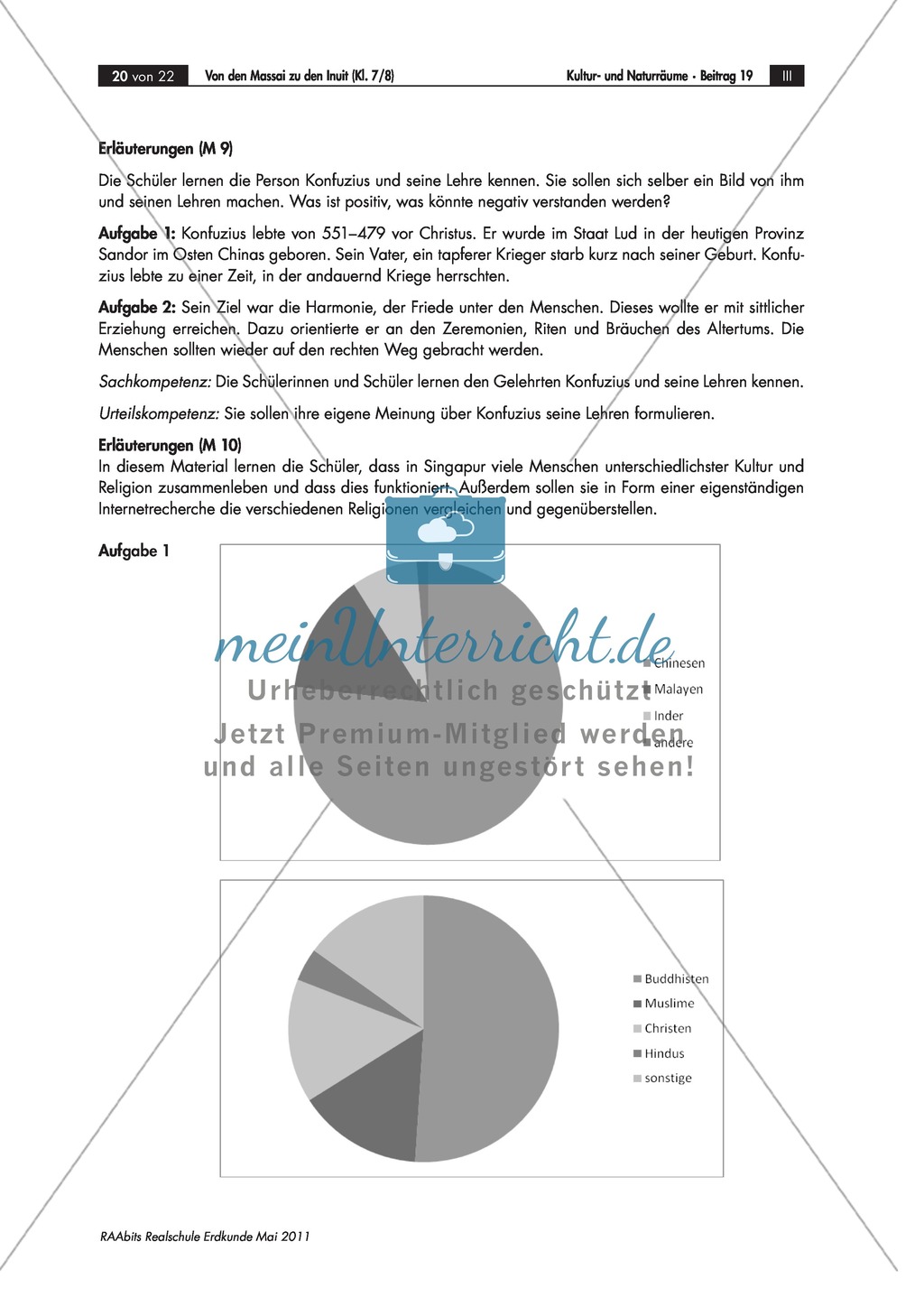 Interkulturelle Kompetenzen entwickeln: Kulturerdteile kennenlernen Preview 17