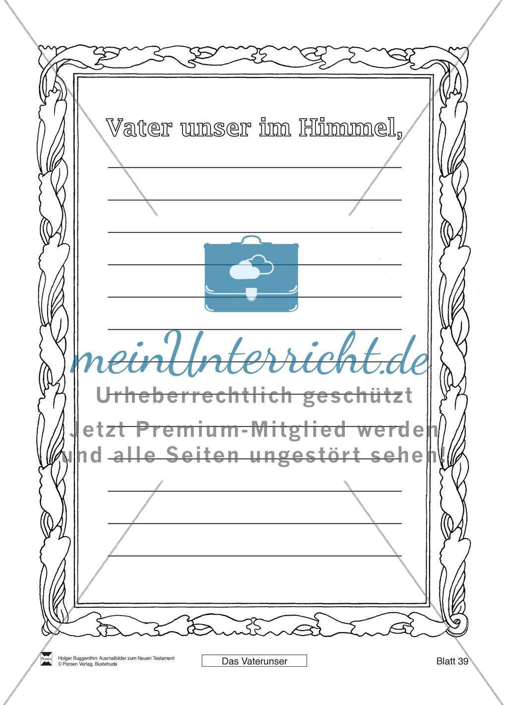 Schmuckblatt 1: Das Vaterunser Preview 1