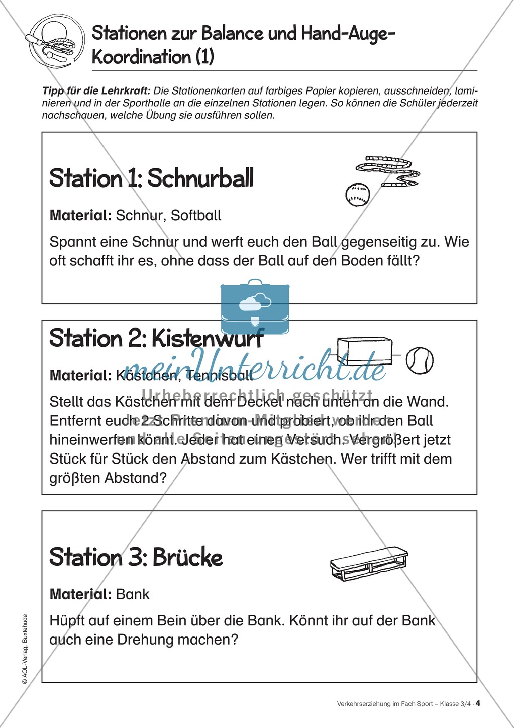 Stationentraining: Geschicklichkeitsparcours für draußen Preview 2