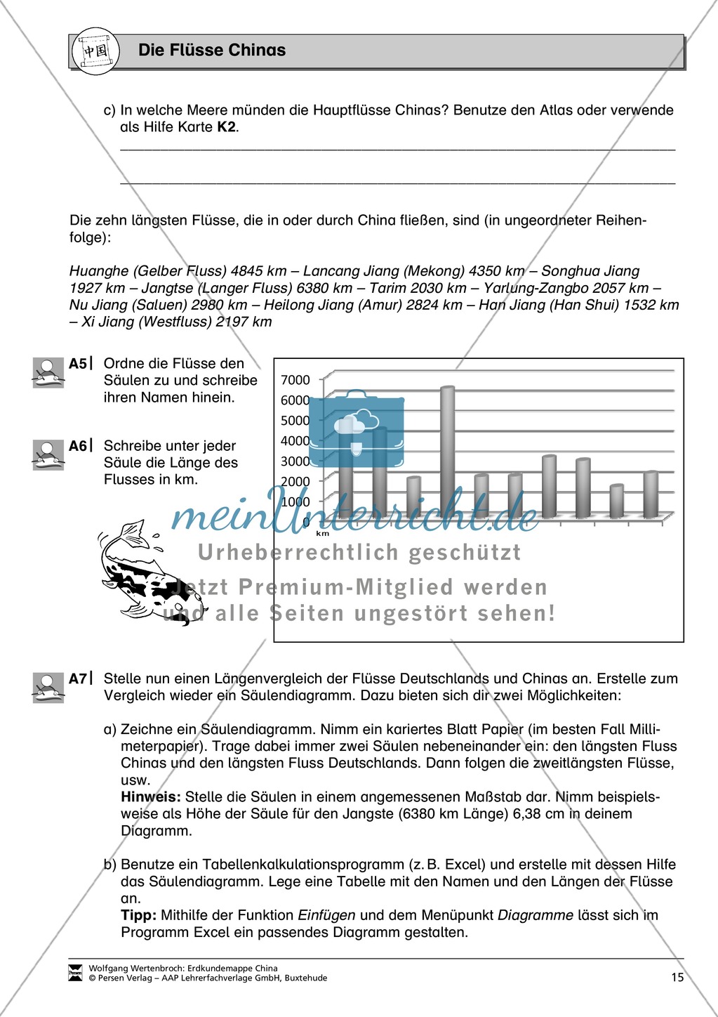 Spielerische Materialien zur Topographie Chinas Preview 12
