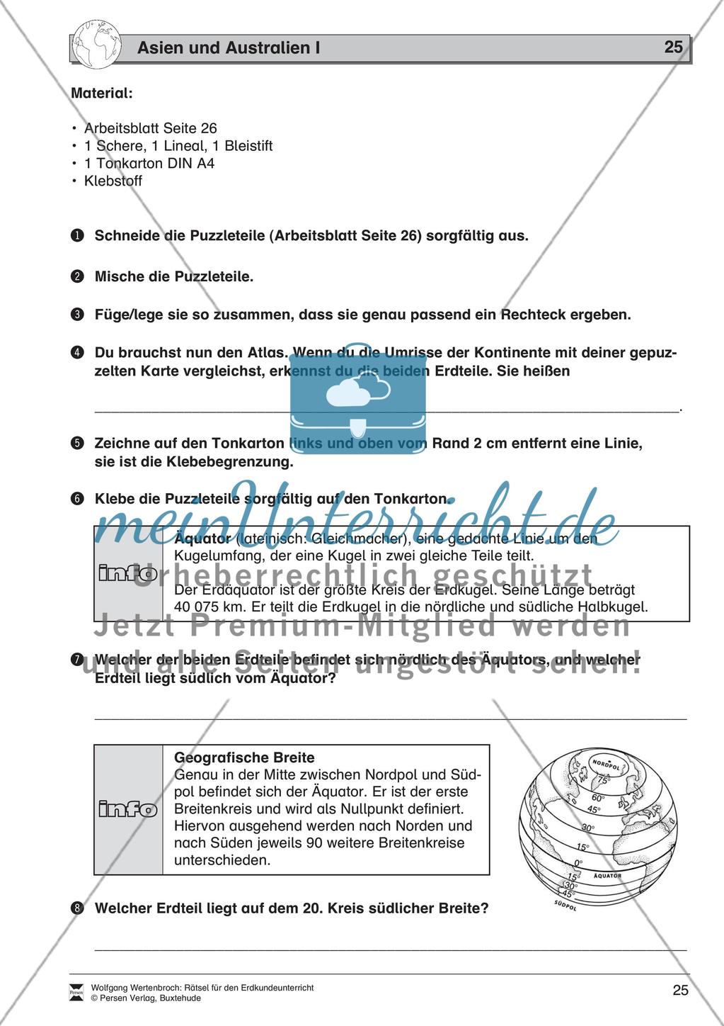 Asien und Australien Preview 1