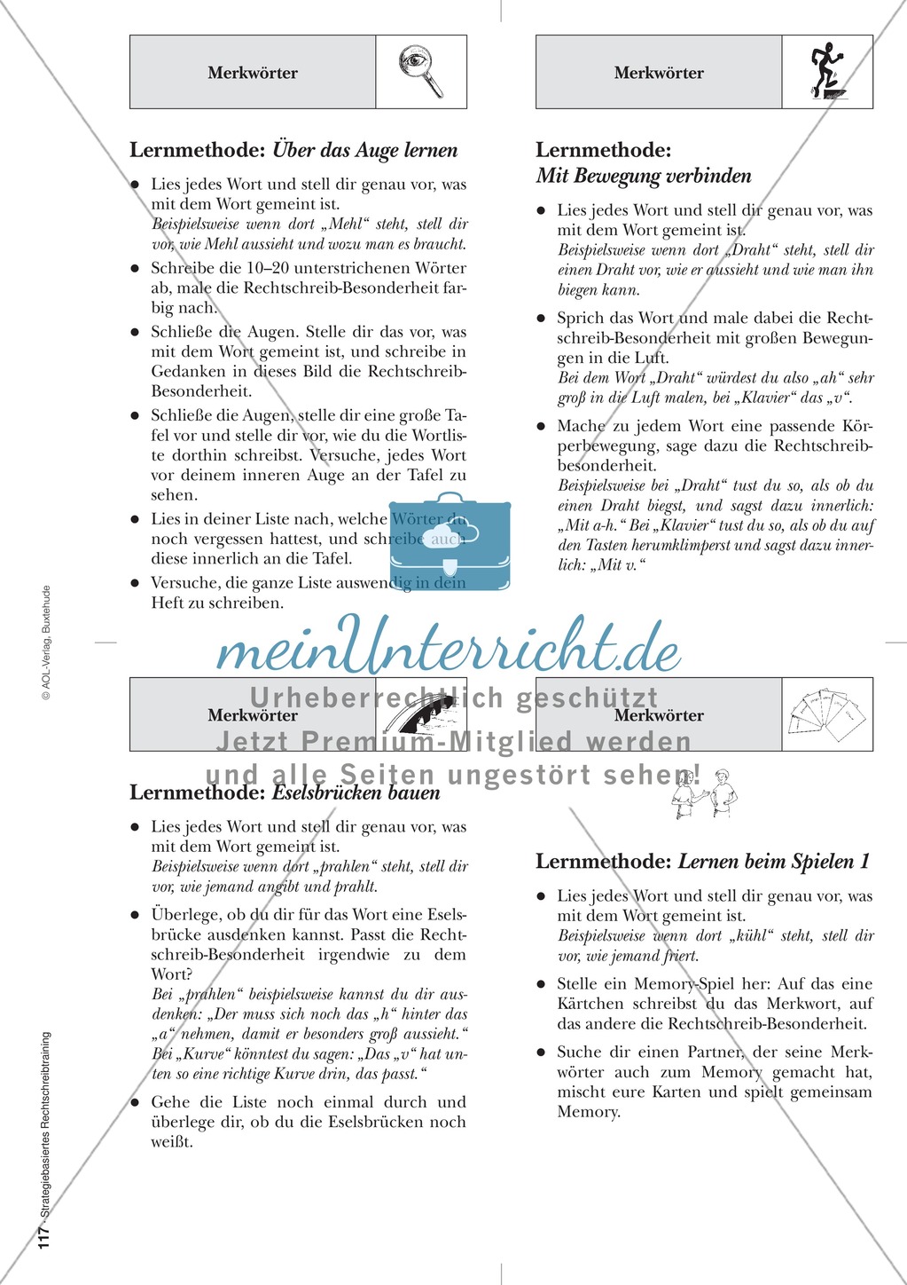 Abweichungen bei der Ableitung: Merkwörter in der stategiebasierten Rechtschreibübung: Informationstext für Lehrer mit Übungsaufgaben zum Thema Preview 7