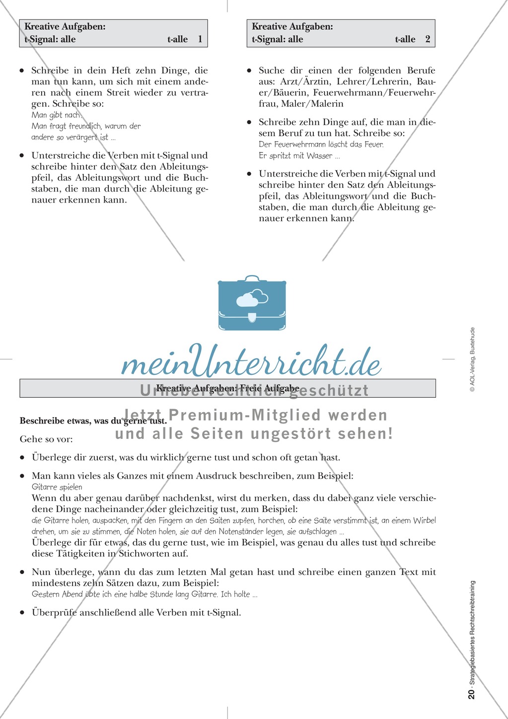 Rechtschreibung: Das t-Signal - Wissenschaftliche Grundlagen und Arbeitsmaterialien Preview 12