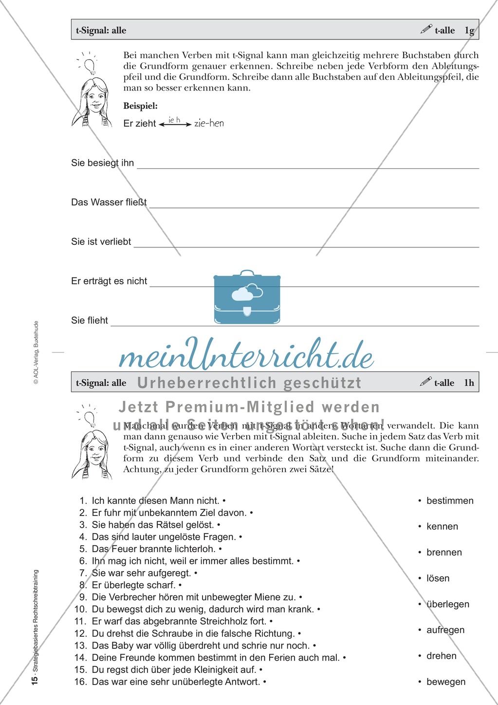 Rechtschreibung: Das t-Signal - Wissenschaftliche Grundlagen und Arbeitsmaterialien Preview 7