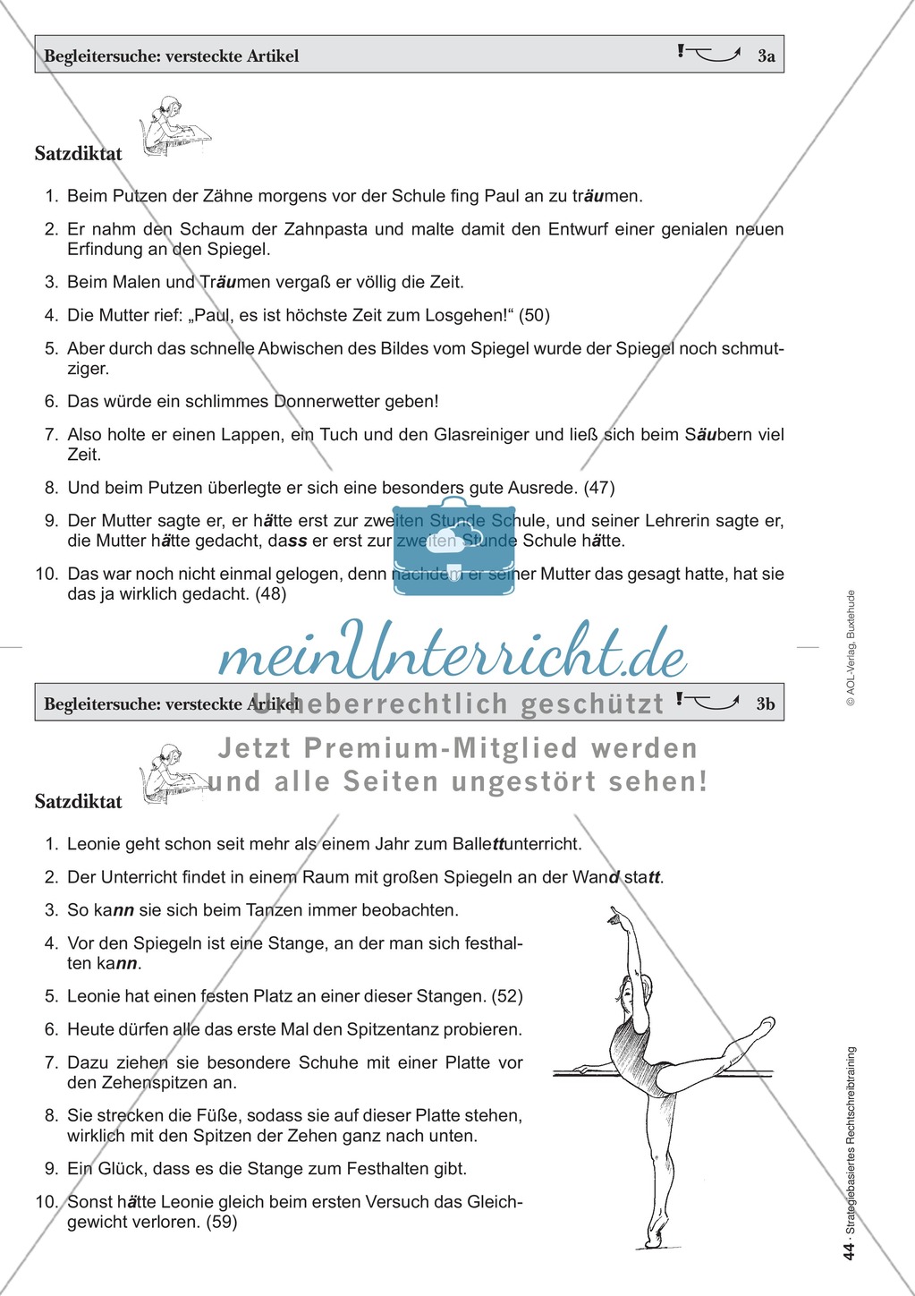 Rechtschreibung: Begleitersuche - Versteckte Artikel - Wissenschaftliche Grundlagen und Arbeitsmaterialien Preview 5