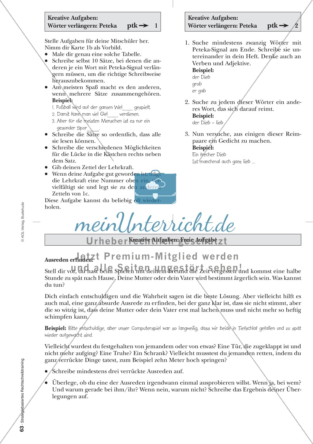 Rechtschreibung: Wörter verlängern - Das Peteka-Signal - Auslautverhärtung - Wissenschaftliche Grundlagen und Arbeitsmaterialien Preview 16