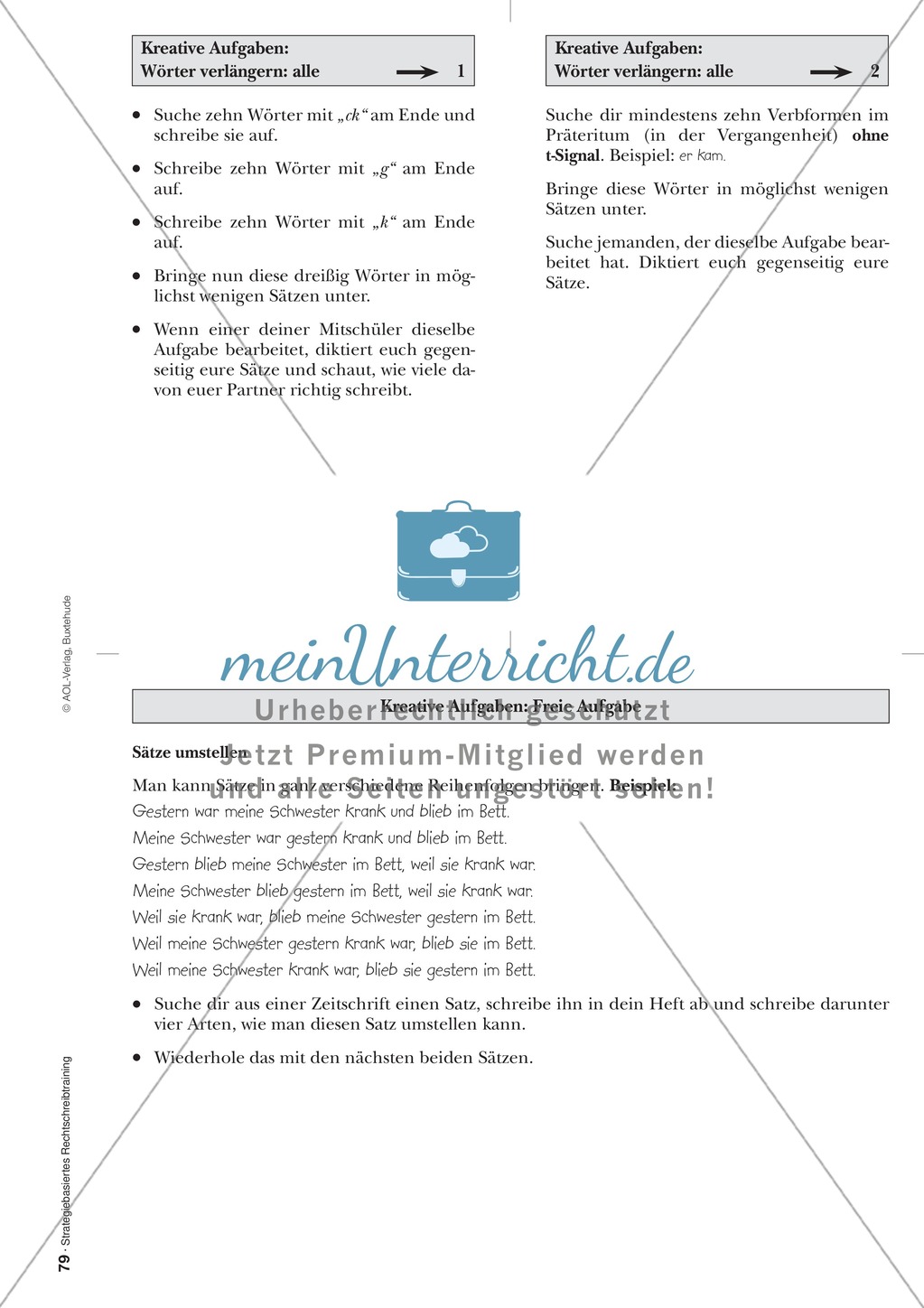 Rechtschreibung: Wörter verlängern - Doppelkonsonanten - Wissenschaftliche Grundlagen und Arbeitsmaterialien Preview 16