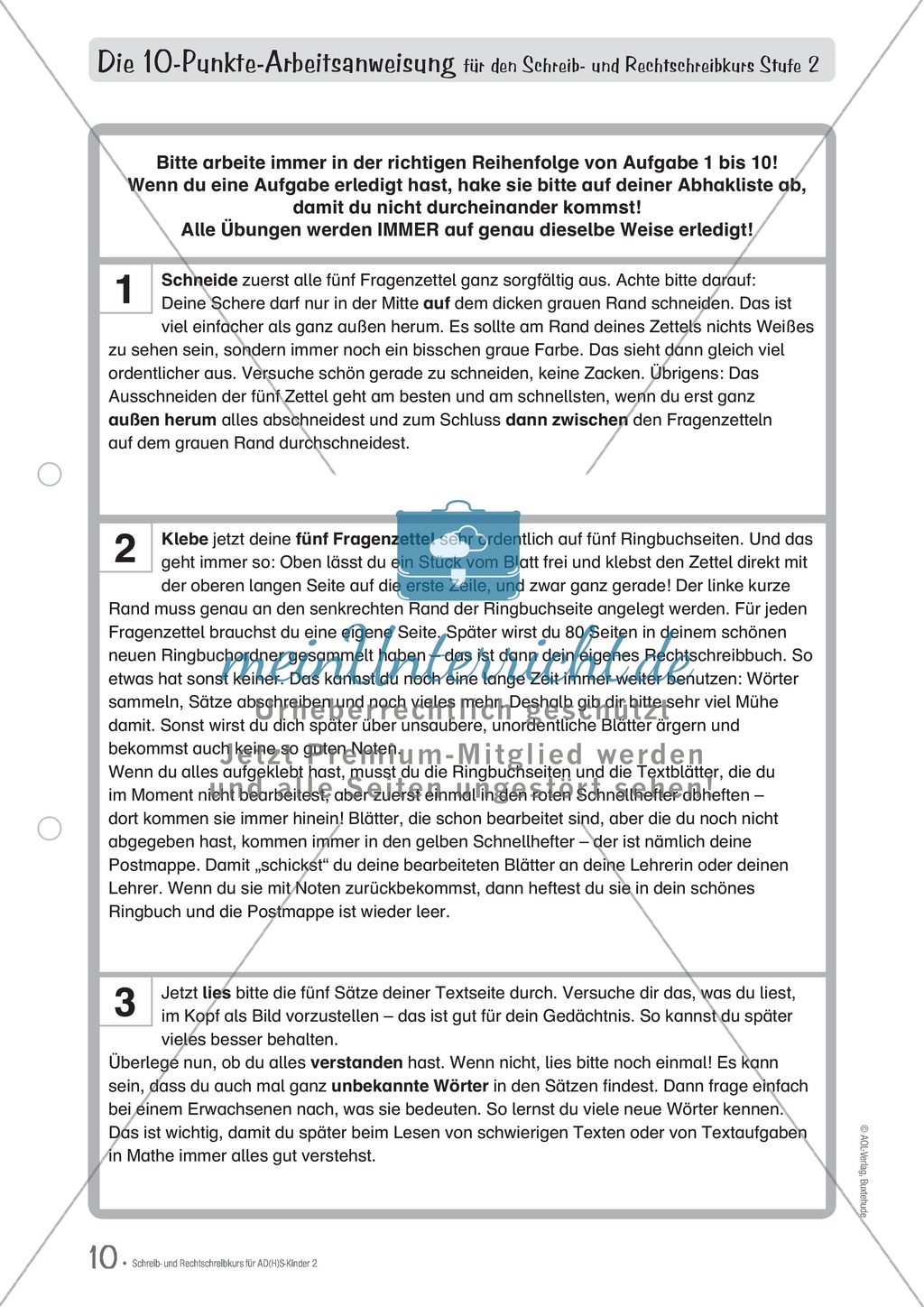 Wie Schüler mit ADS/ADHS zur Rechtschreibübung motiviert werden können Preview 3