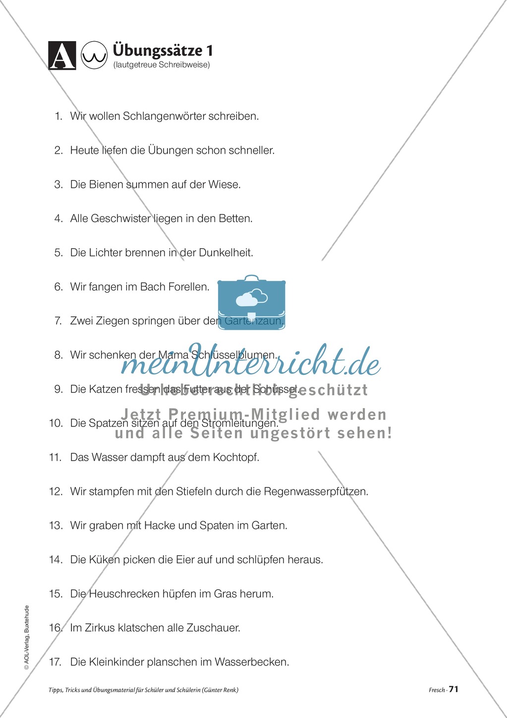 Elementares Lesetraining. Mit Infotext, Beispielen und Tipps für Schüler. Preview 13