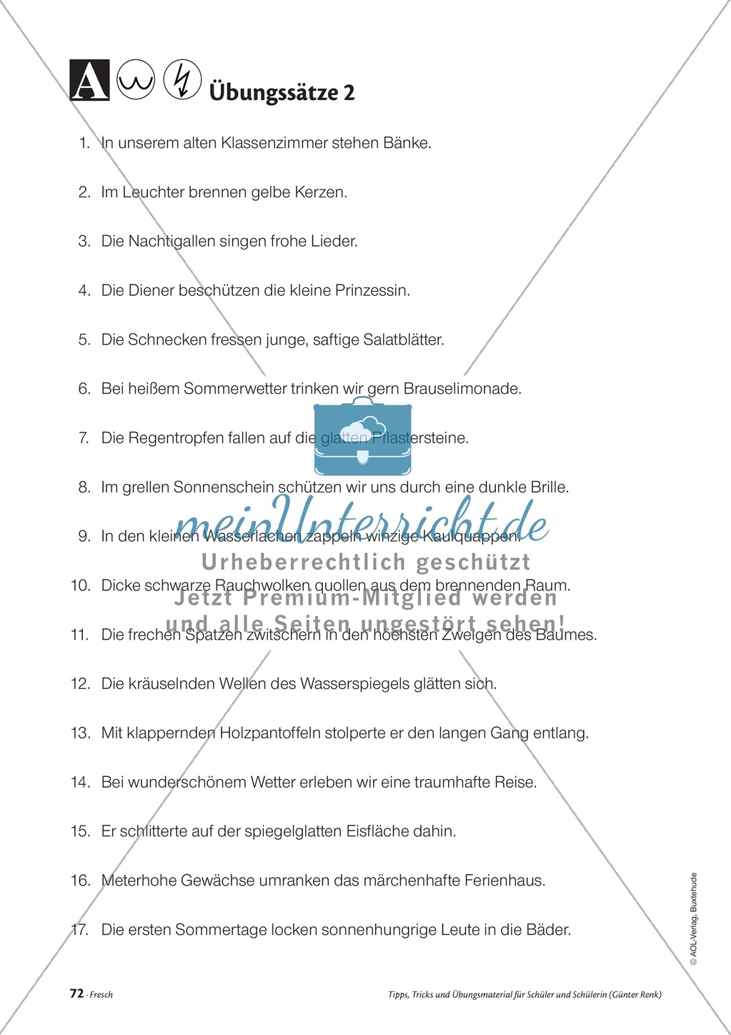 Elementares Lesetraining. Mit Infotext, Beispielen und Tipps für Schüler. Preview 14