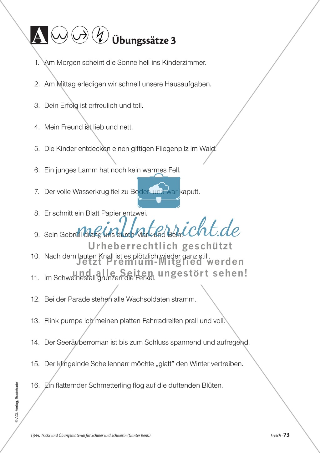 Elementares Lesetraining. Mit Infotext, Beispielen und Tipps für Schüler. Preview 15
