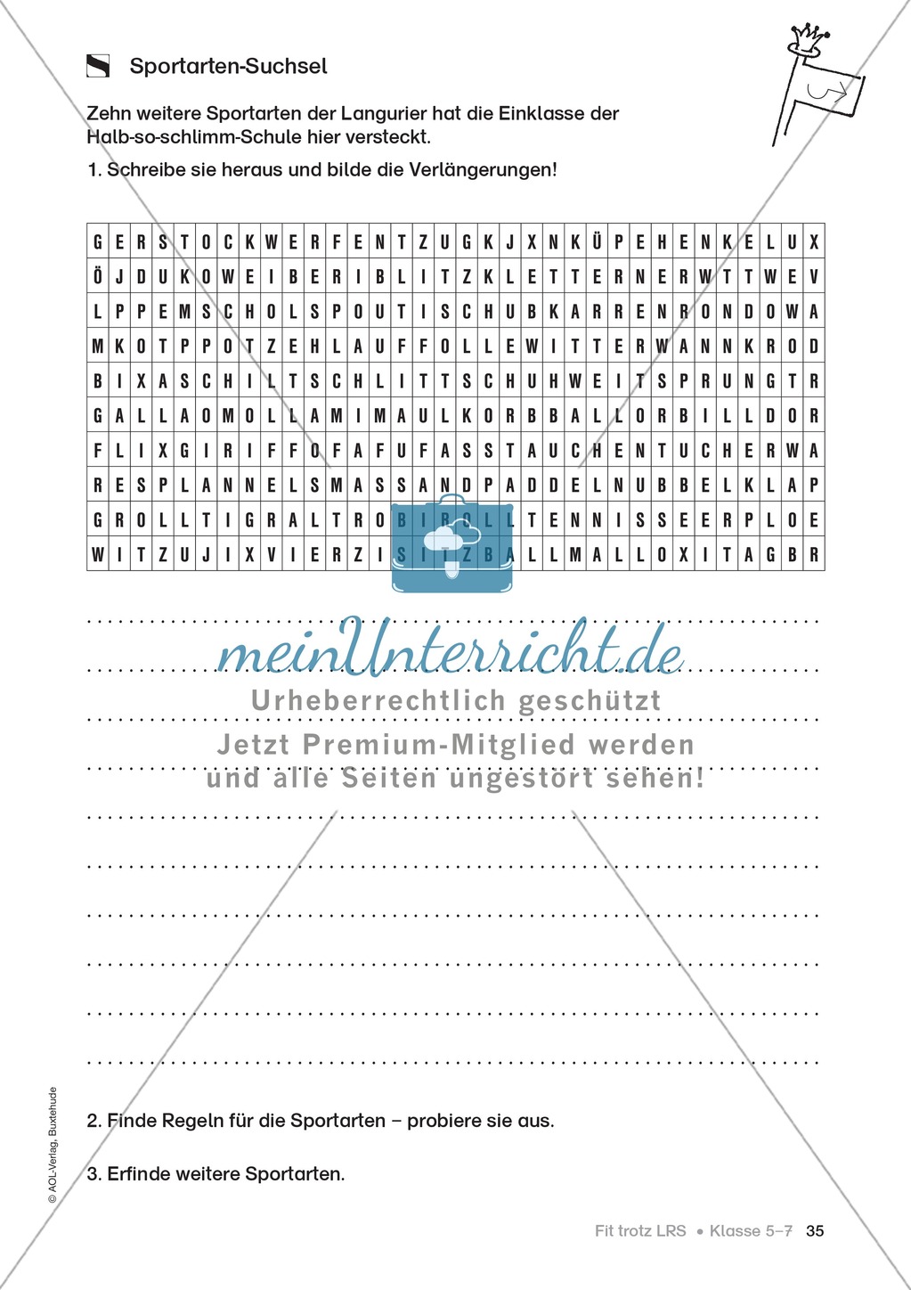 Rechtschreibübungen für Kinder mit LRS: kreative Übungen der FRESCH-Methode Preview 28
