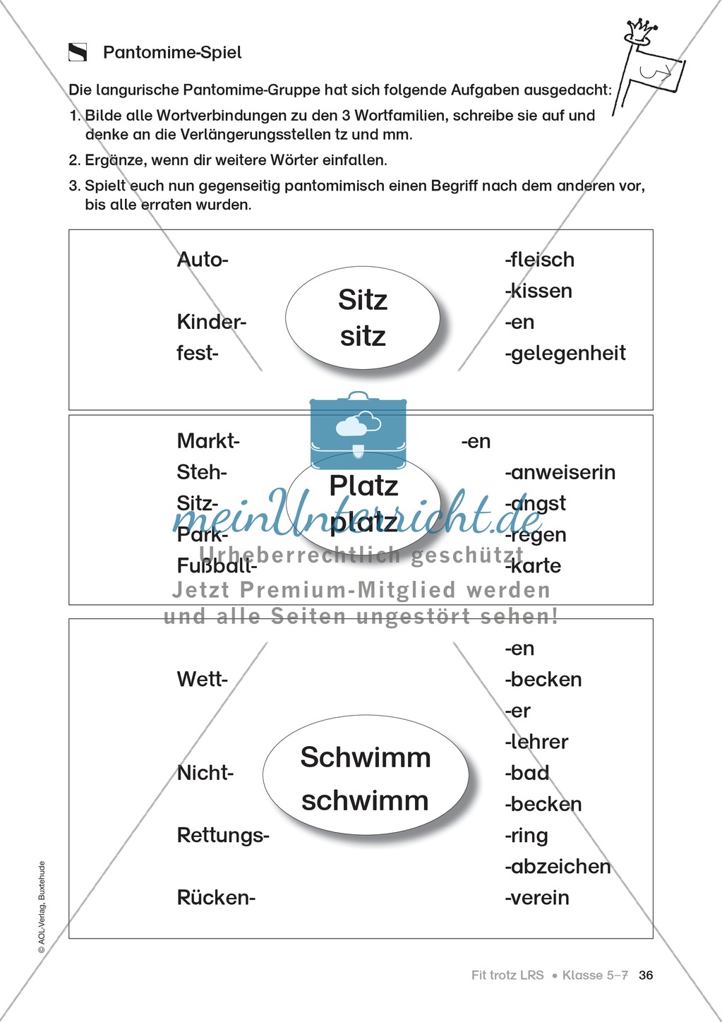 Rechtschreibübungen für Kinder mit LRS: kreative Übungen der FRESCH-Methode Preview 29