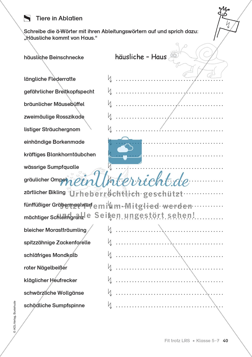 Rechtschreibübungen für Kinder mit LRS: kreative Übungen der FRESCH-Methode Preview 33