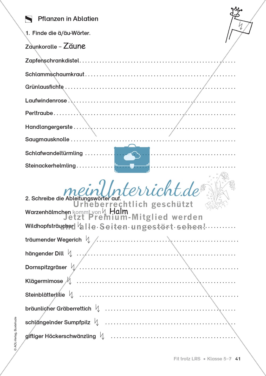 Rechtschreibübungen für Kinder mit LRS: kreative Übungen der FRESCH-Methode Preview 34