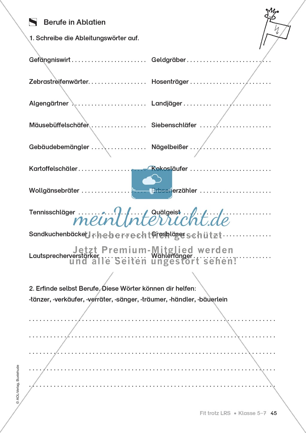 Rechtschreibübungen für Kinder mit LRS: kreative Übungen der FRESCH-Methode Preview 38