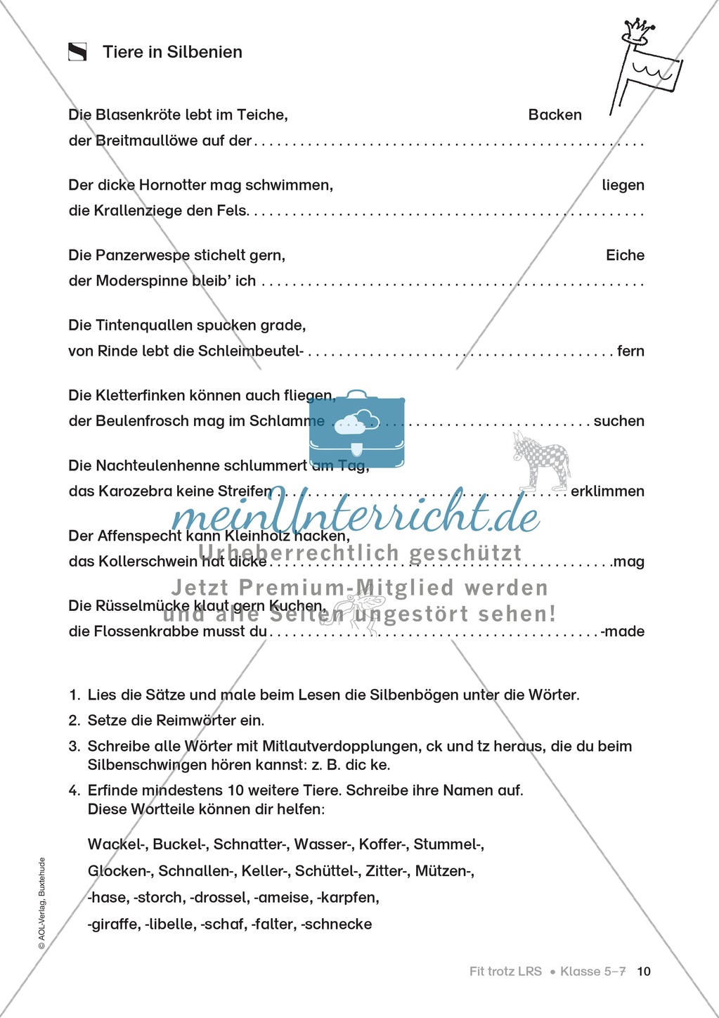 Rechtschreibübungen für Kinder mit LRS: kreative Übungen der FRESCH-Methode Preview 3