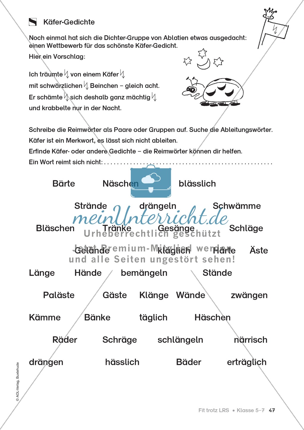 Rechtschreibübungen für Kinder mit LRS: kreative Übungen der FRESCH-Methode Preview 40