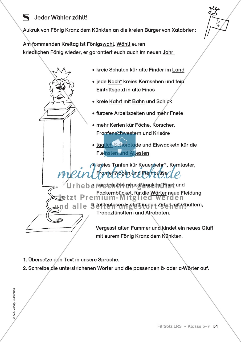 Rechtschreibübungen für Kinder mit LRS: kreative Übungen der FRESCH-Methode Preview 44
