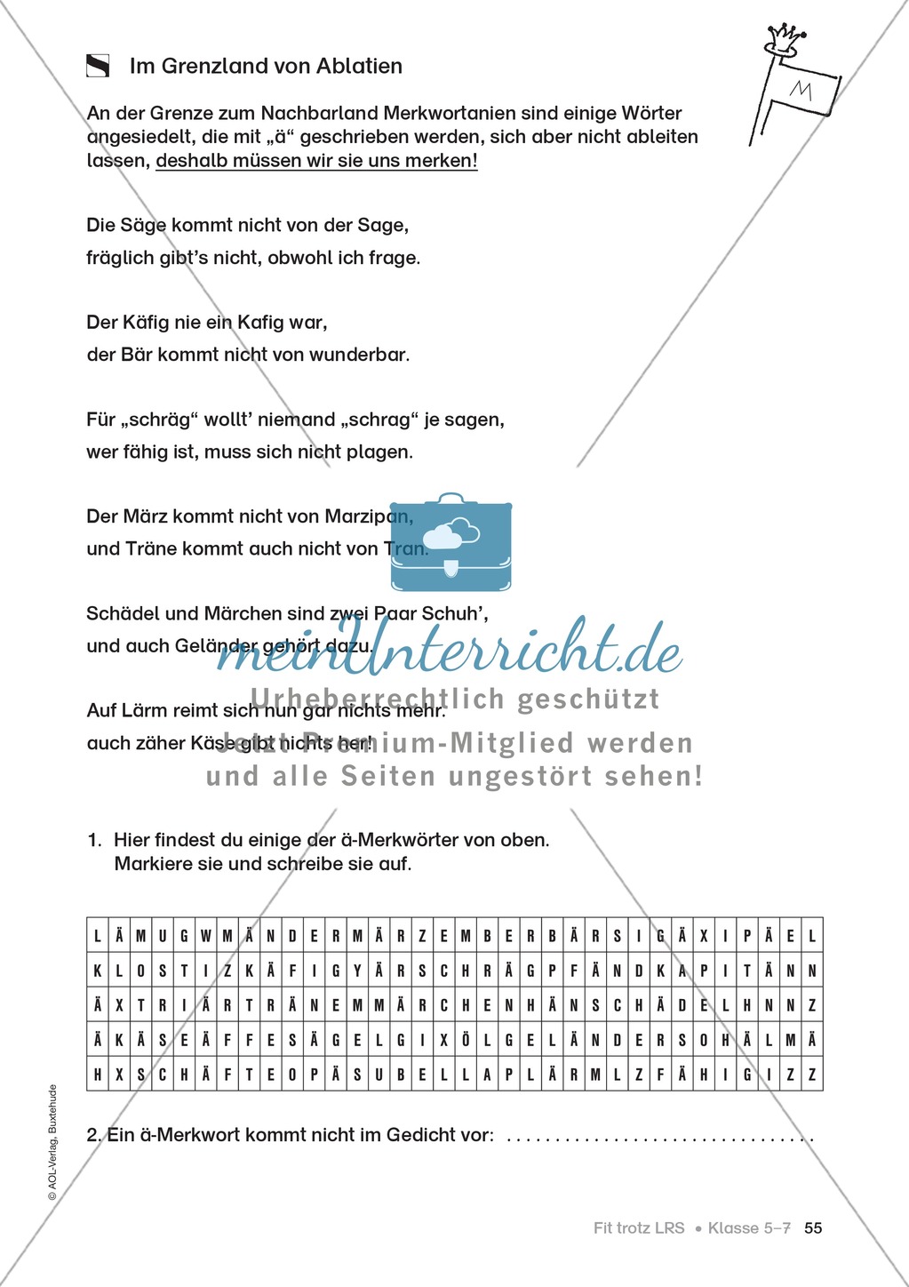Rechtschreibübungen für Kinder mit LRS: kreative Übungen der FRESCH-Methode Preview 48