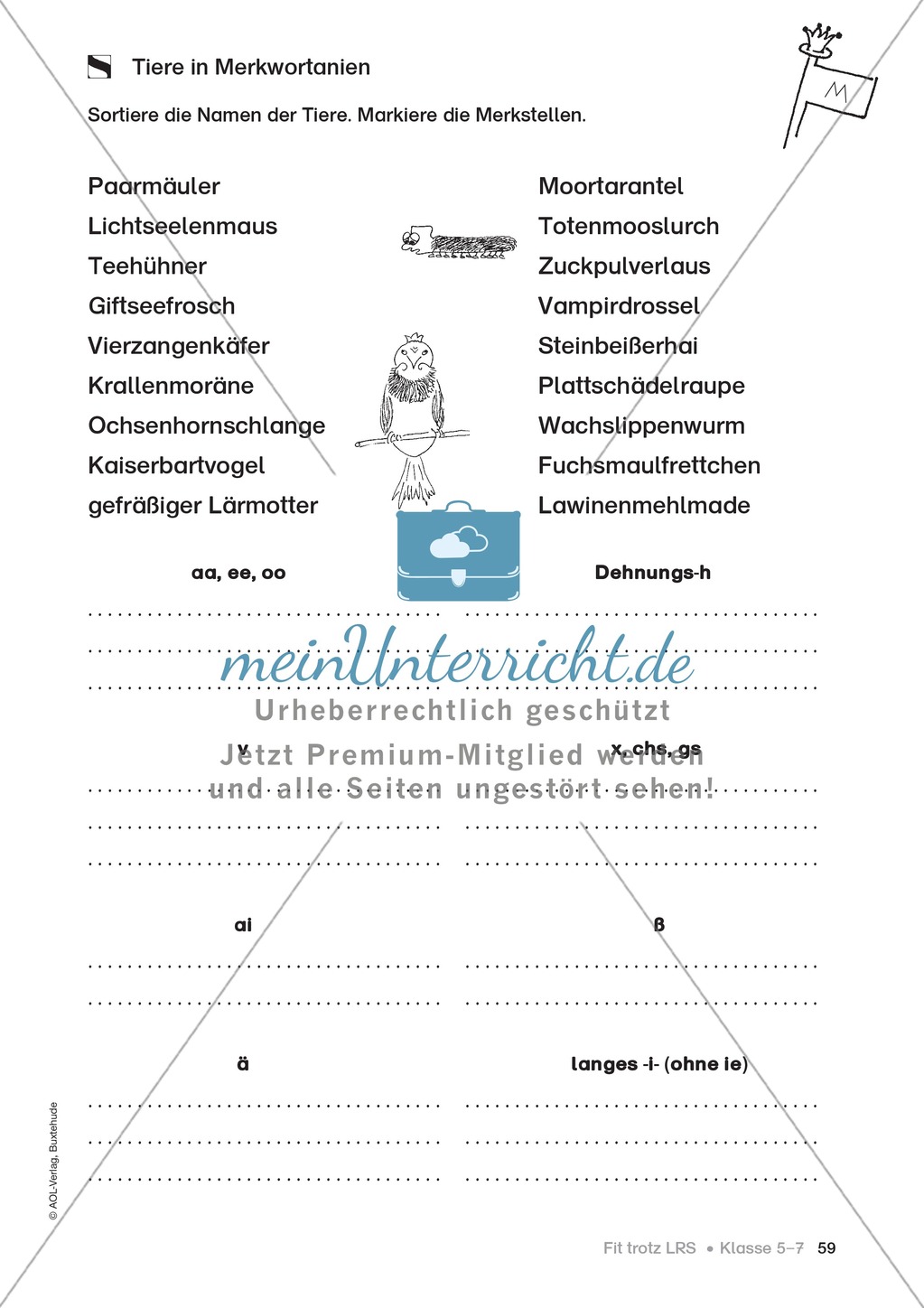 Rechtschreibübungen für Kinder mit LRS: kreative Übungen der FRESCH-Methode Preview 52