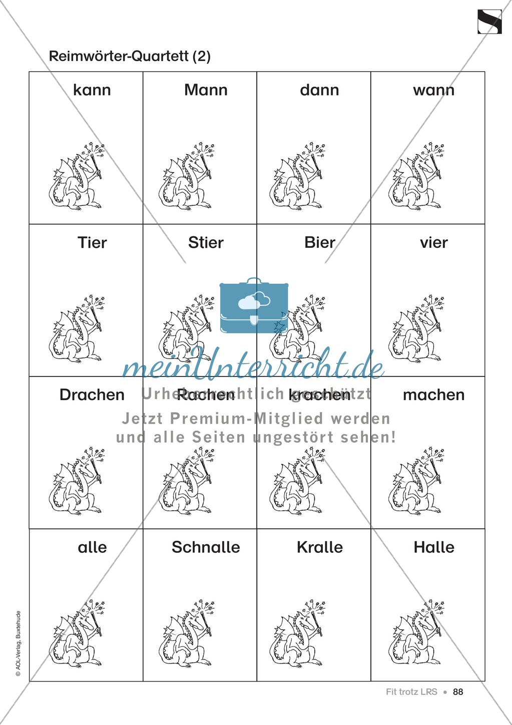 Vorschläge zur Gestaltung von Unterrichtsstunden für Kinder mit LRS Preview 14