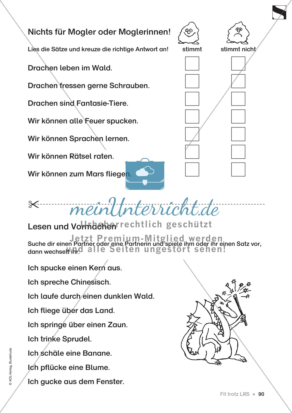 Vorschläge zur Gestaltung von Unterrichtsstunden für Kinder mit LRS Preview 16