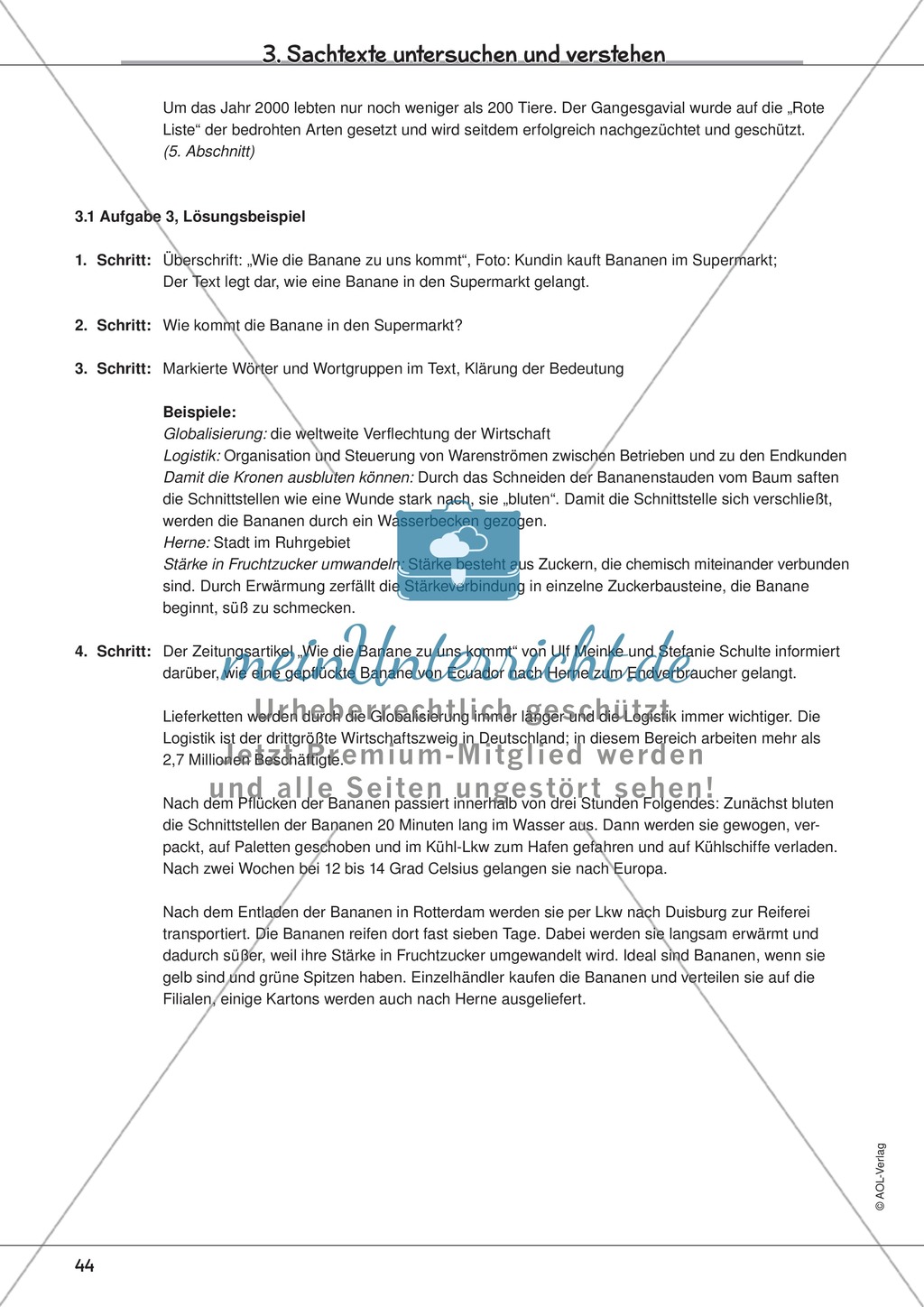 Sachtexte untersuchen und verstehen: Tipps und Übungstexte mit Arbeitsaufträgen Preview 11