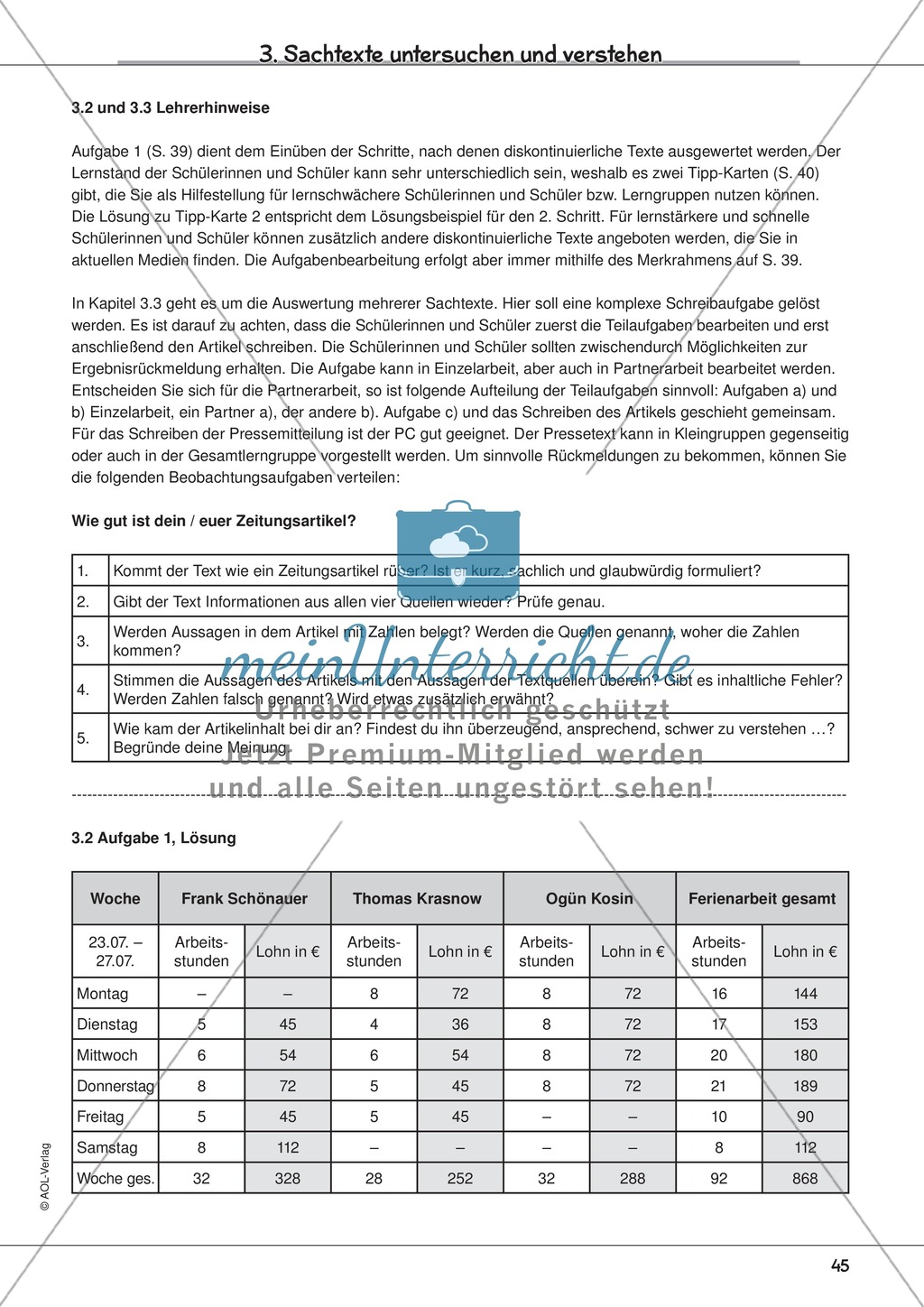 Sachtexte untersuchen und verstehen: Tipps und Übungstexte mit Arbeitsaufträgen Preview 12