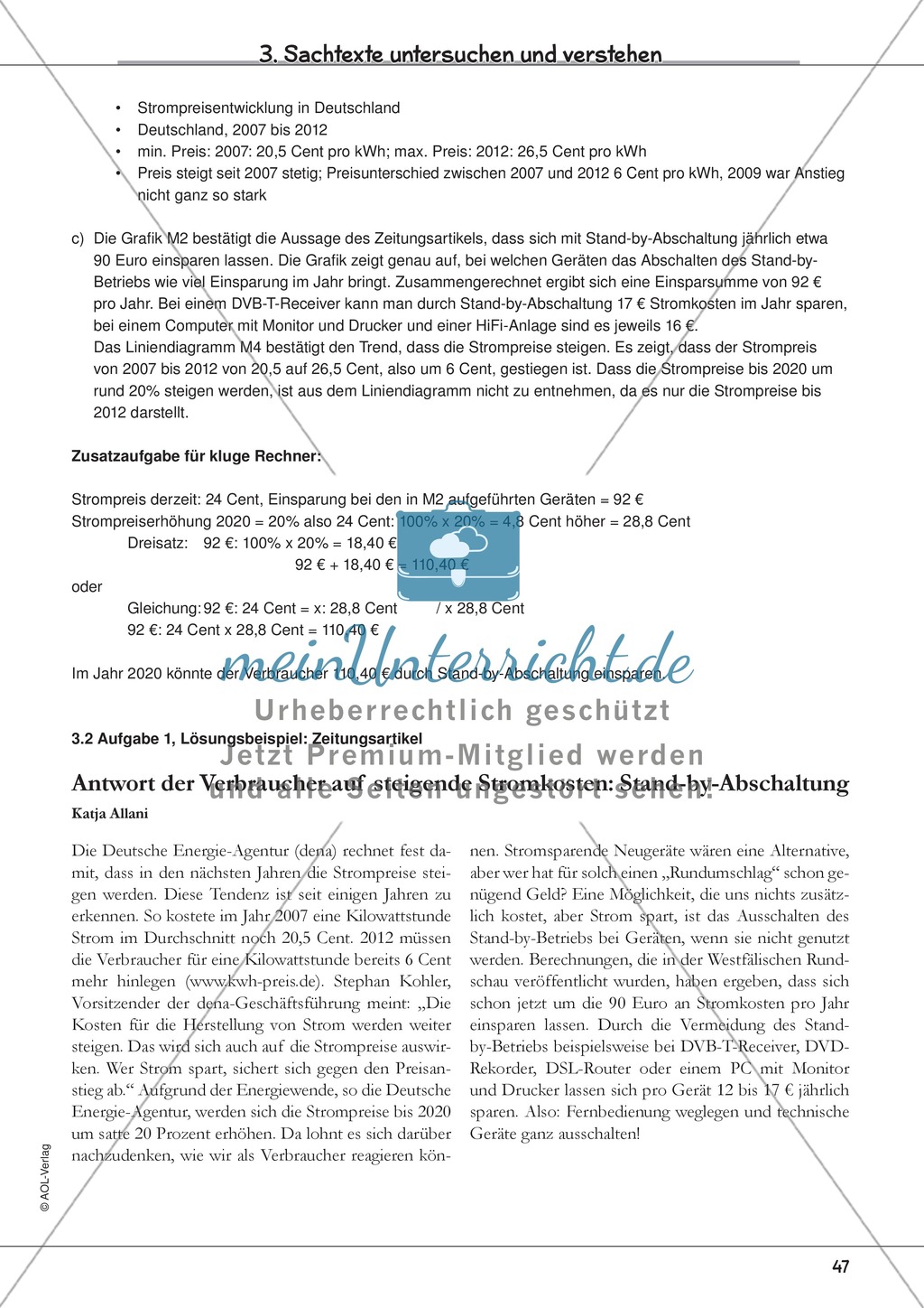 Sachtexte untersuchen und verstehen: Tipps und Übungstexte mit Arbeitsaufträgen Preview 14
