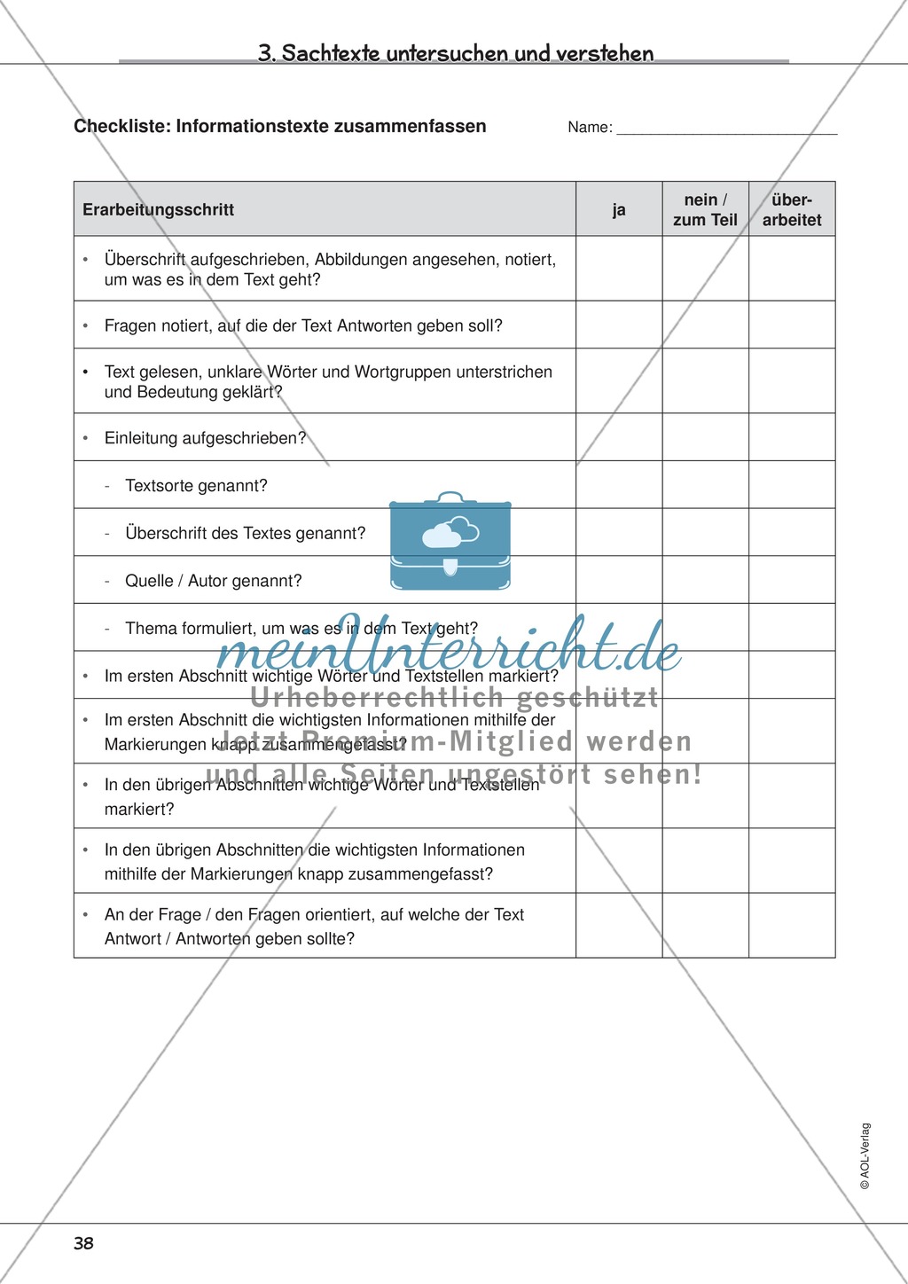Sachtexte untersuchen und verstehen: Tipps und Übungstexte mit Arbeitsaufträgen Preview 5