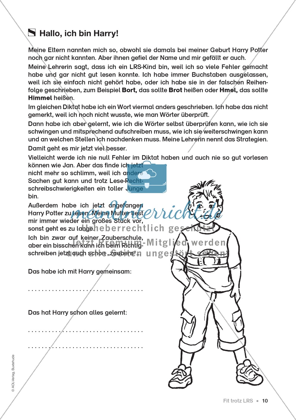 Übungen für Kinder mit LRS: Strategien für Rechtschreibübungen - Silbenschwingen, Verlängerungswörter, Merkwörter und Ableiten Preview 2
