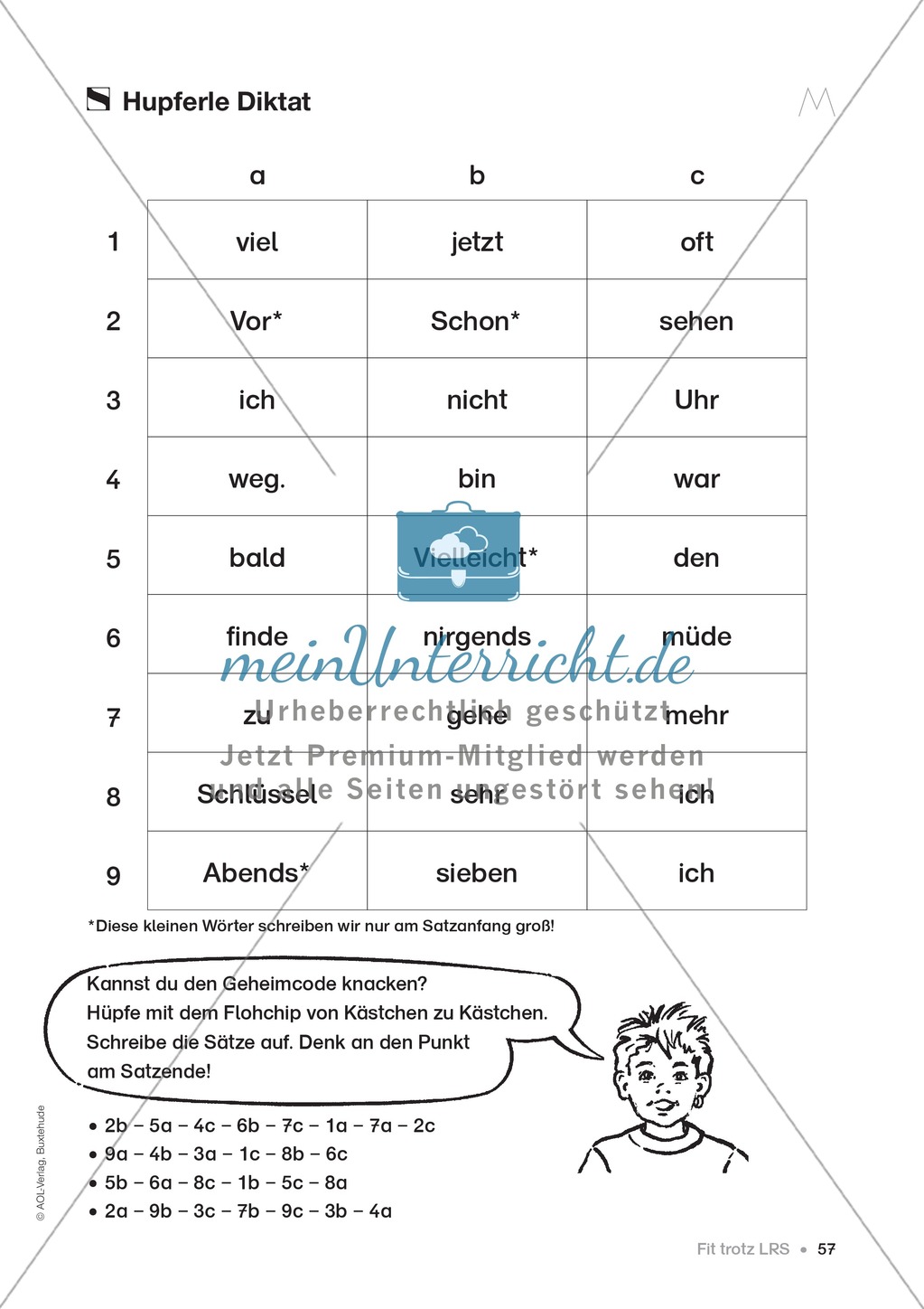 Übungen für Kinder mit LRS: Strategien für Rechtschreibübungen - Silbenschwingen, Verlängerungswörter, Merkwörter und Ableiten Preview 49