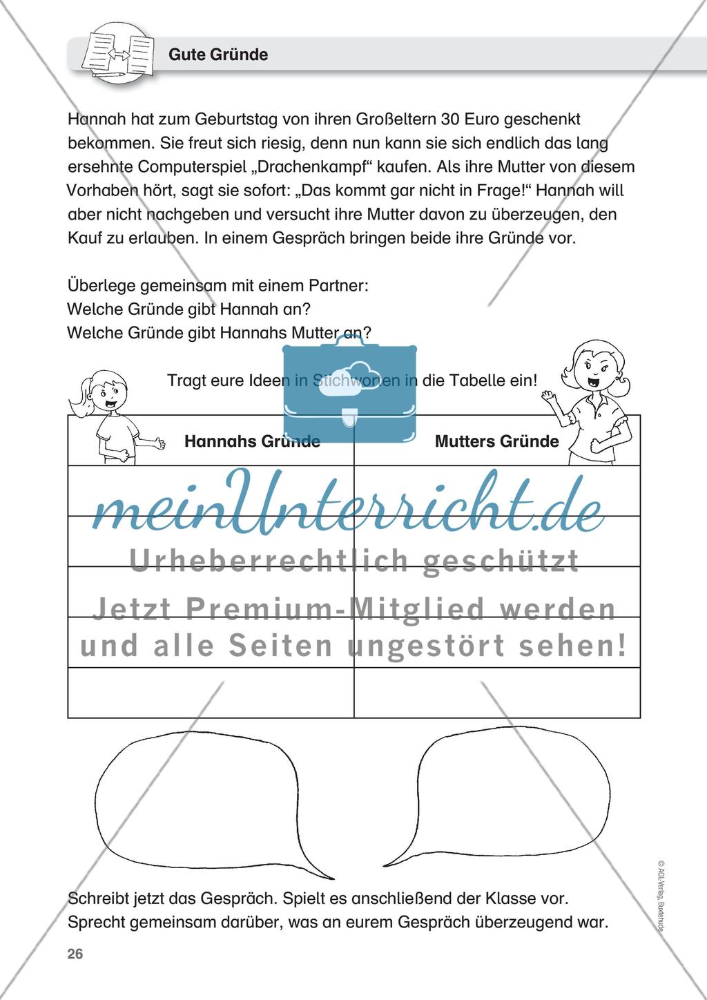 Dialoge schreiben Preview 2