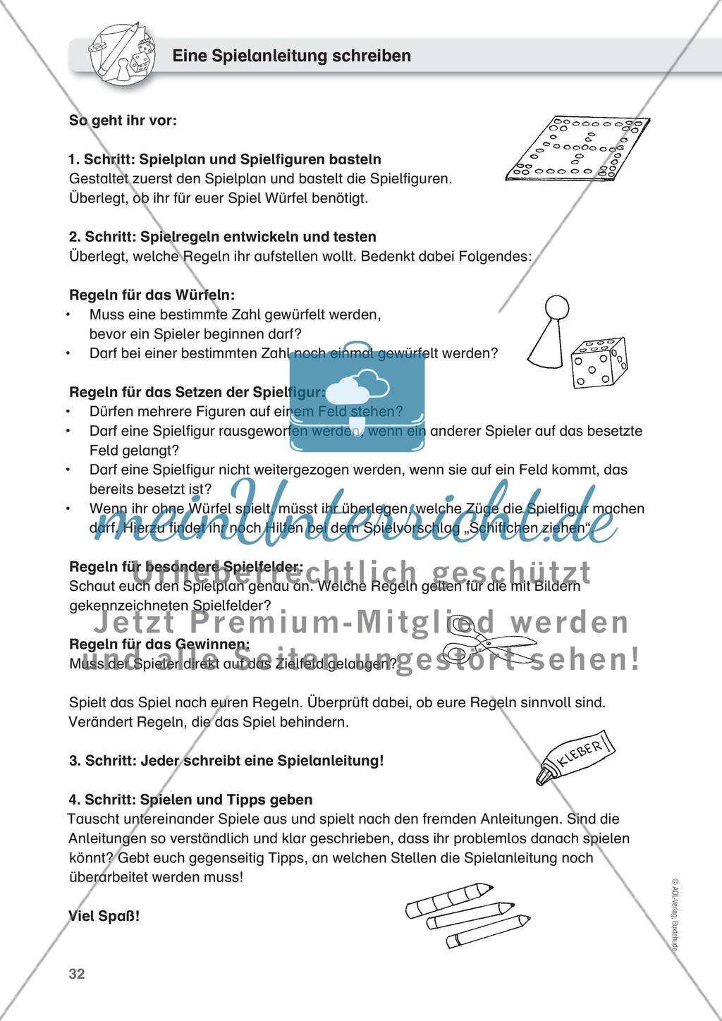 Spielanleitungen schreiben Preview 2
