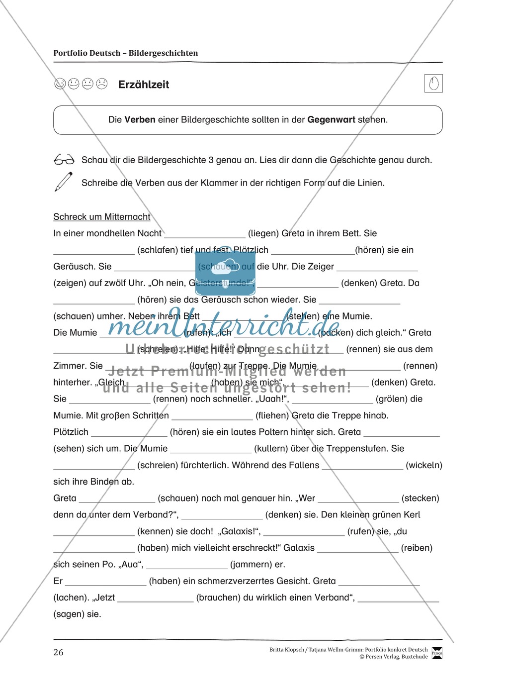 Kopiervorlagen für Aufsatzerziehung am Beispiel Bildergeschichte Preview 18