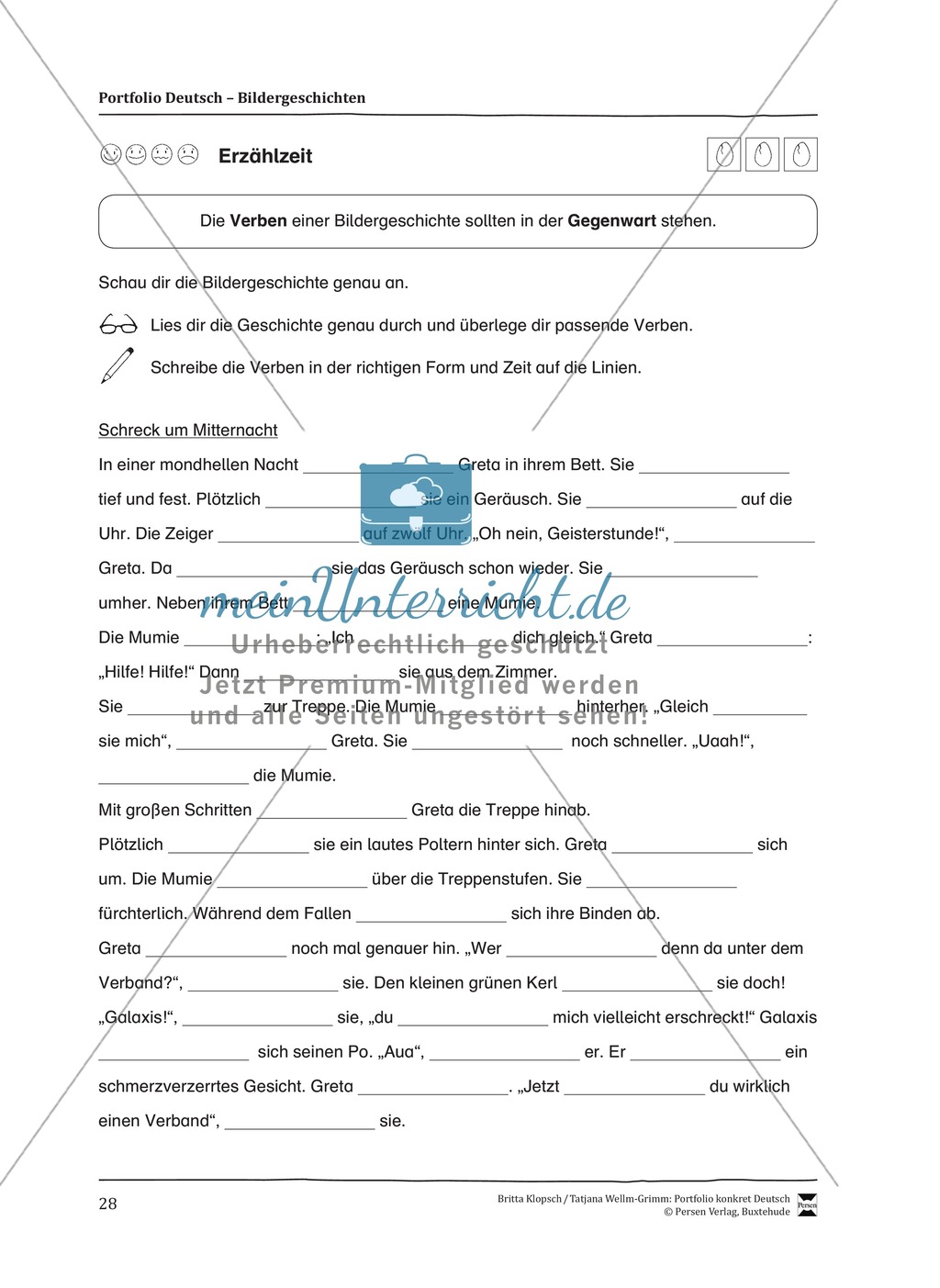 Kopiervorlagen für Aufsatzerziehung am Beispiel Bildergeschichte Preview 20