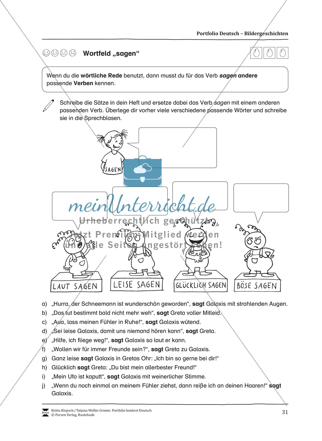 Kopiervorlagen für Aufsatzerziehung am Beispiel Bildergeschichte Preview 23