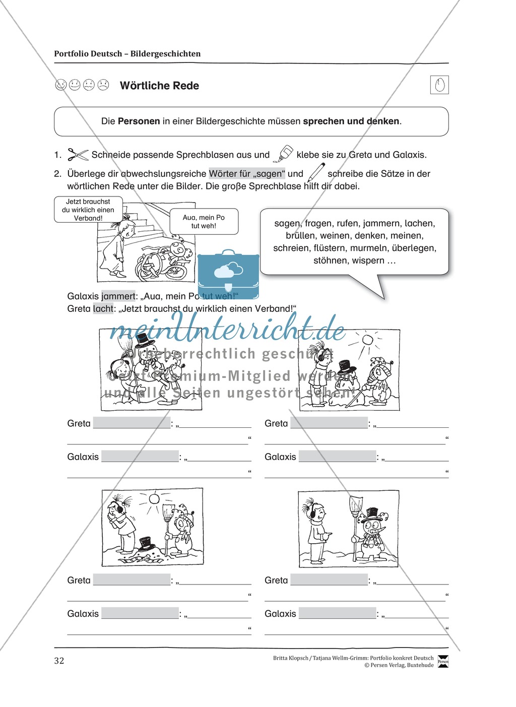 Kopiervorlagen für Aufsatzerziehung am Beispiel Bildergeschichte Preview 24