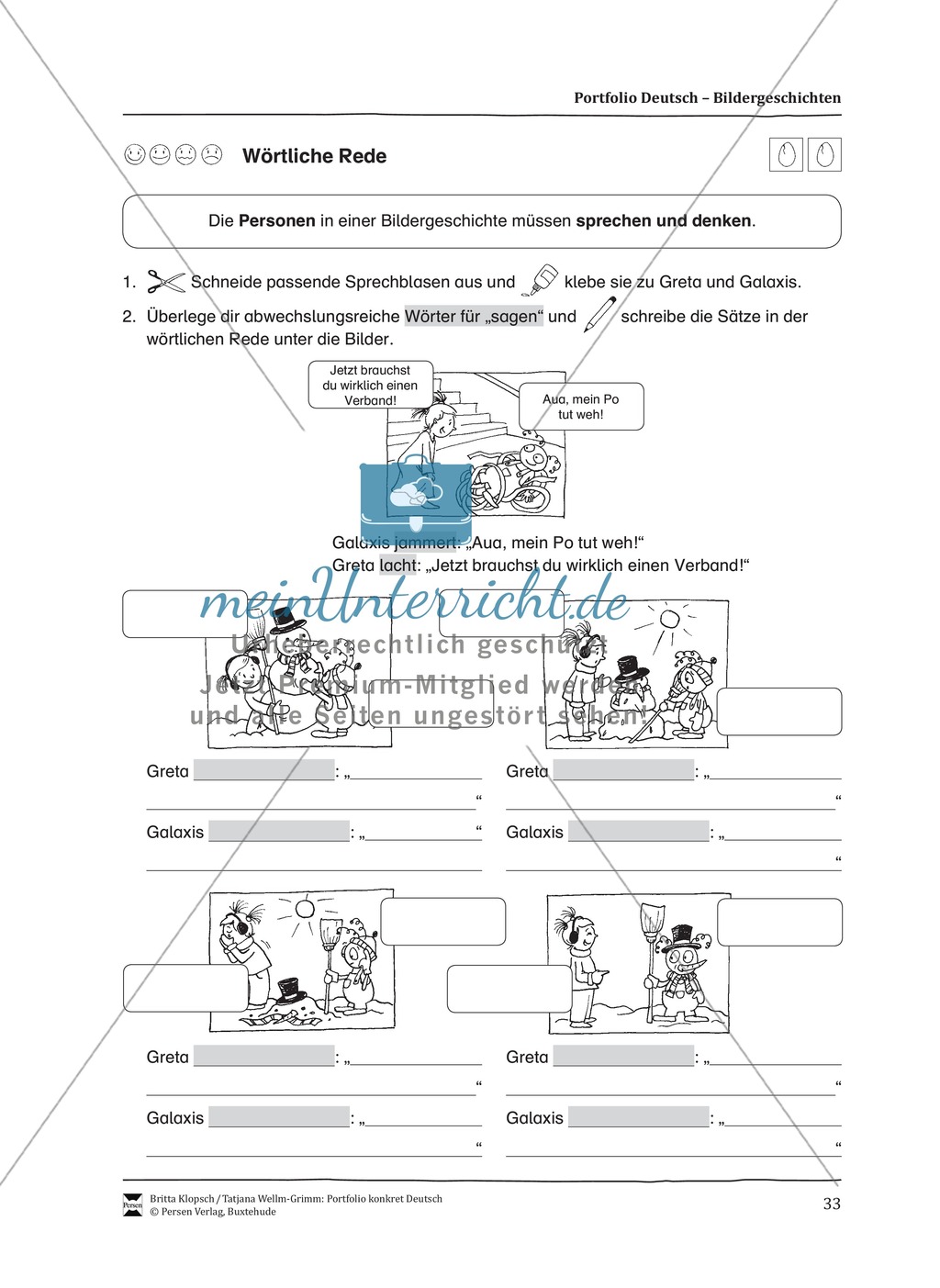 Kopiervorlagen für Aufsatzerziehung am Beispiel Bildergeschichte Preview 25