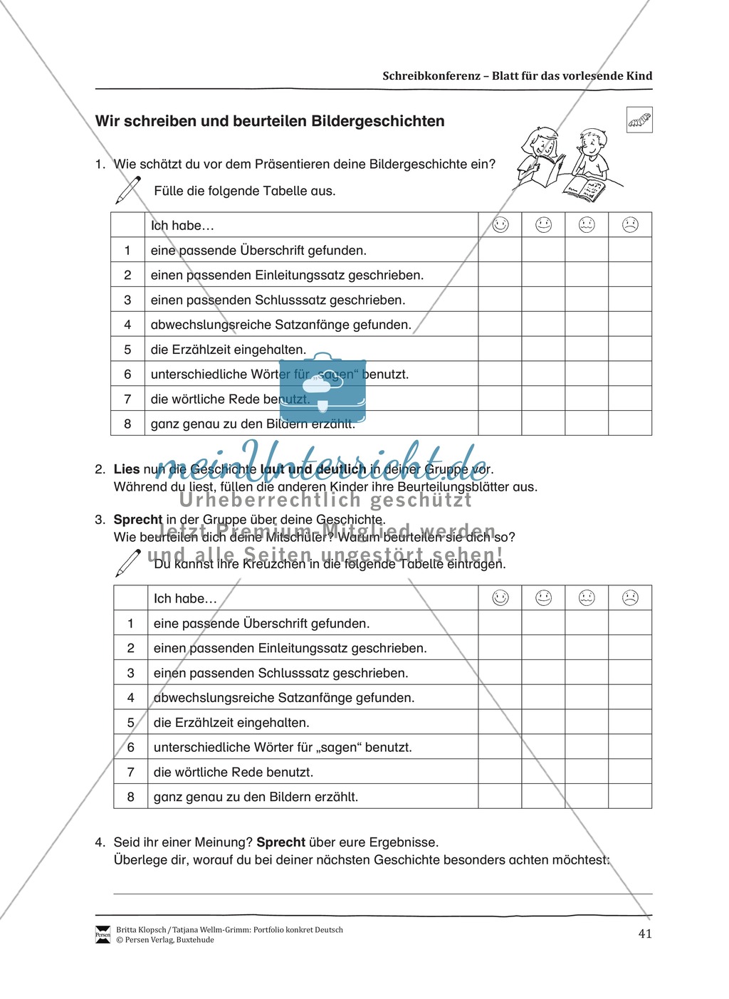 Kopiervorlagen für Aufsatzerziehung am Beispiel Bildergeschichte Preview 33