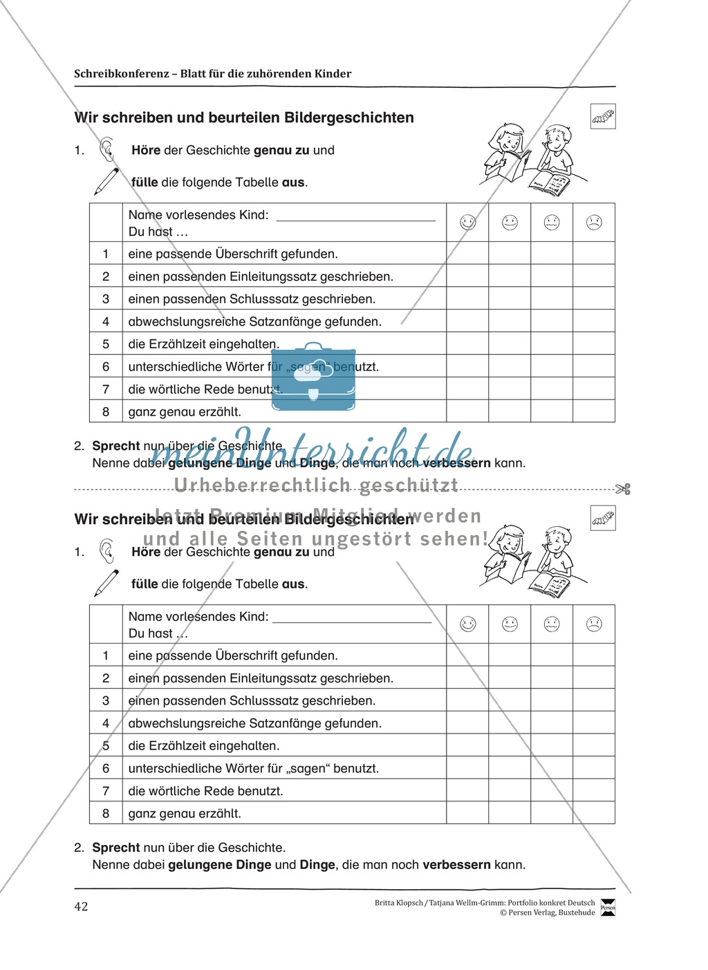 Kopiervorlagen für Aufsatzerziehung am Beispiel Bildergeschichte Preview 34