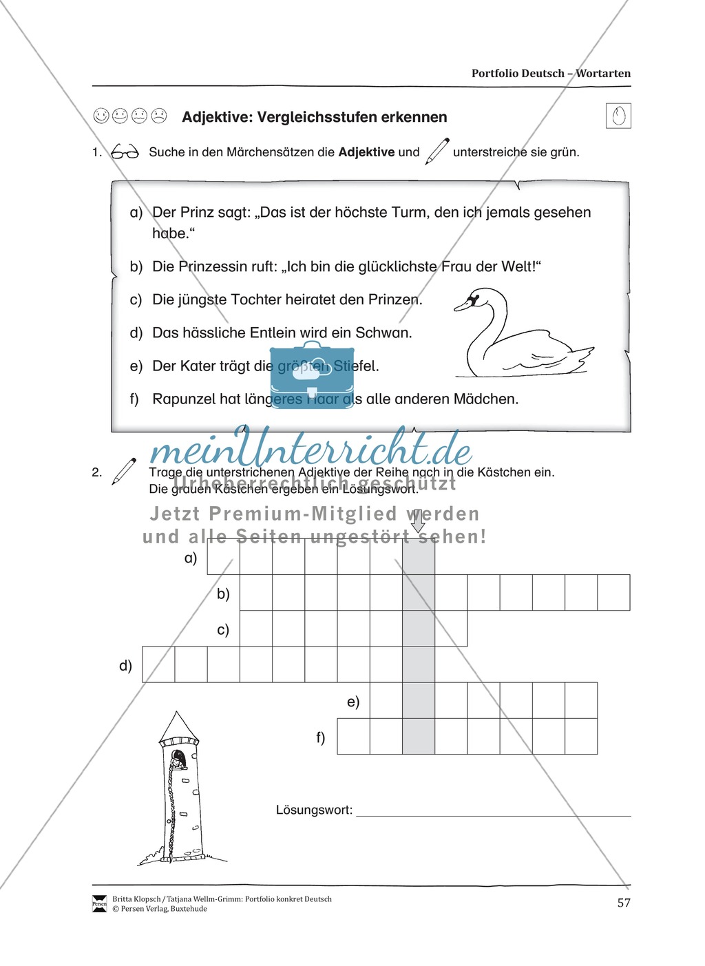 Kopiervorlagen für den Themenbereich Wortarten Preview 15