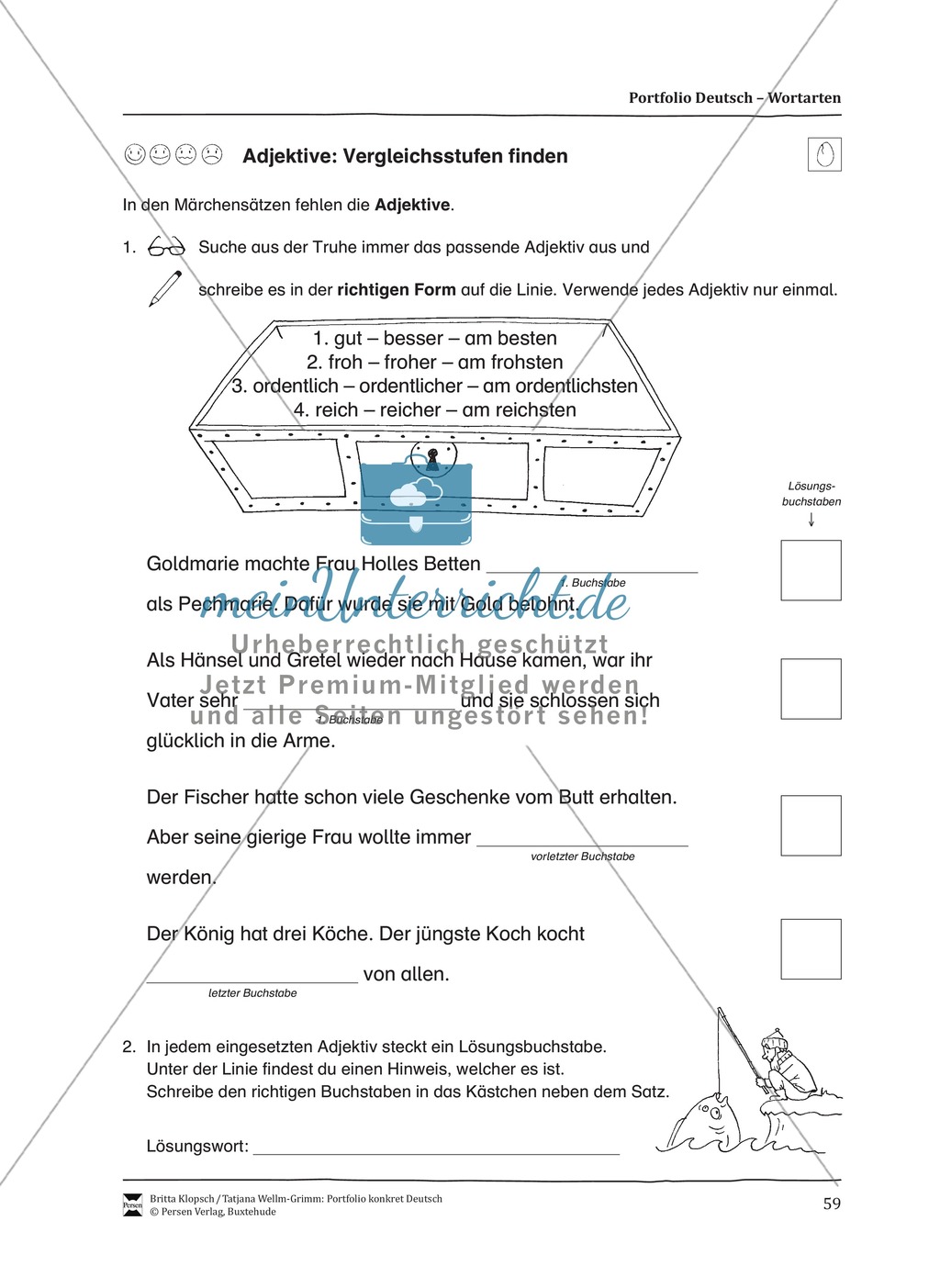 Kopiervorlagen für den Themenbereich Wortarten Preview 17