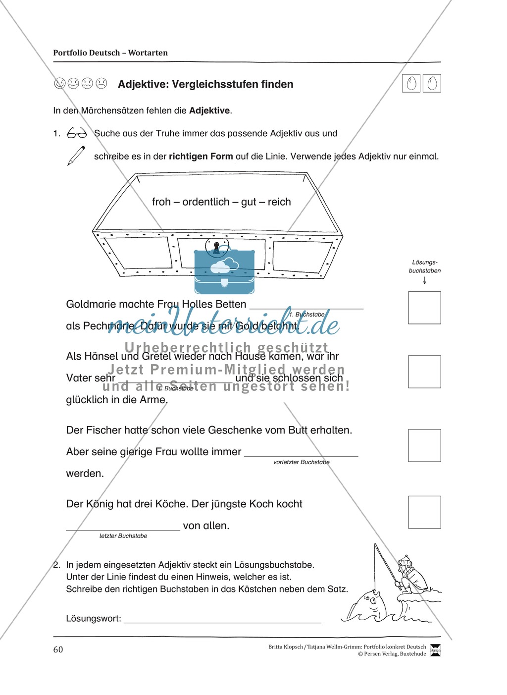 Kopiervorlagen für den Themenbereich Wortarten Preview 18